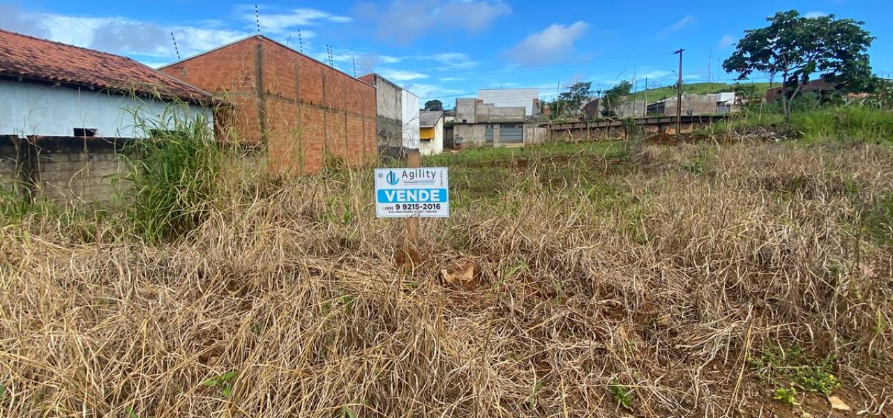 VENDE-SE TERRENO NA RUA ZAQUEL CALIXTO, PARQUE UNIVERSITÁRIO – JARU/RO